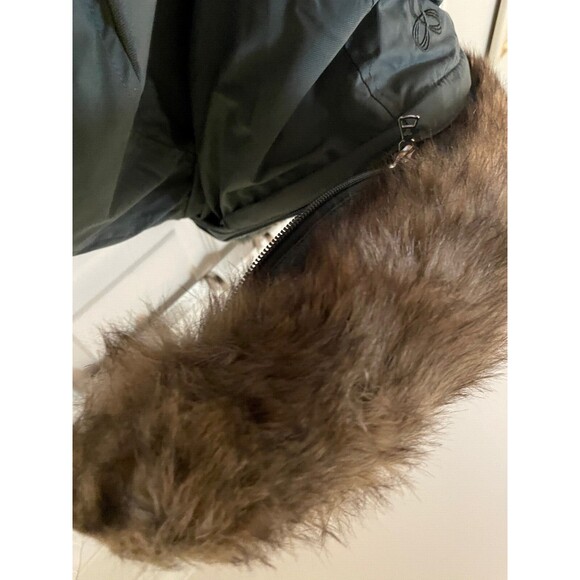 NWT- Aritzia TNA the summit parka short coat size small smoky emerald green - Picture 2 of 6